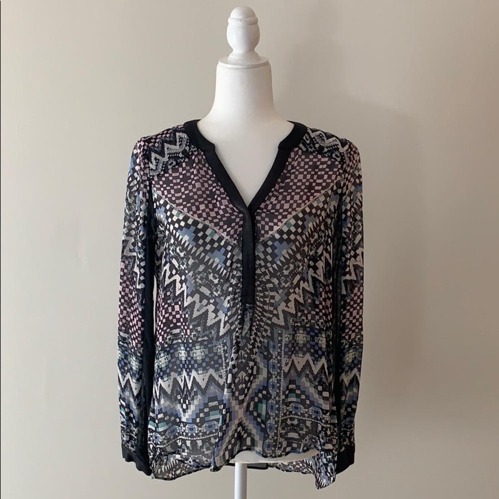 ⚡️Hale Bob⚡️ silk print top